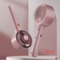 Self-Cleaning Steam Pet Grooming Brush – Dog & Cat Hair Remover